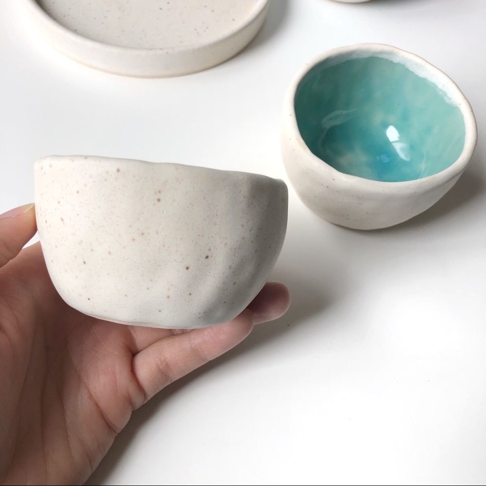 handmade teacup set